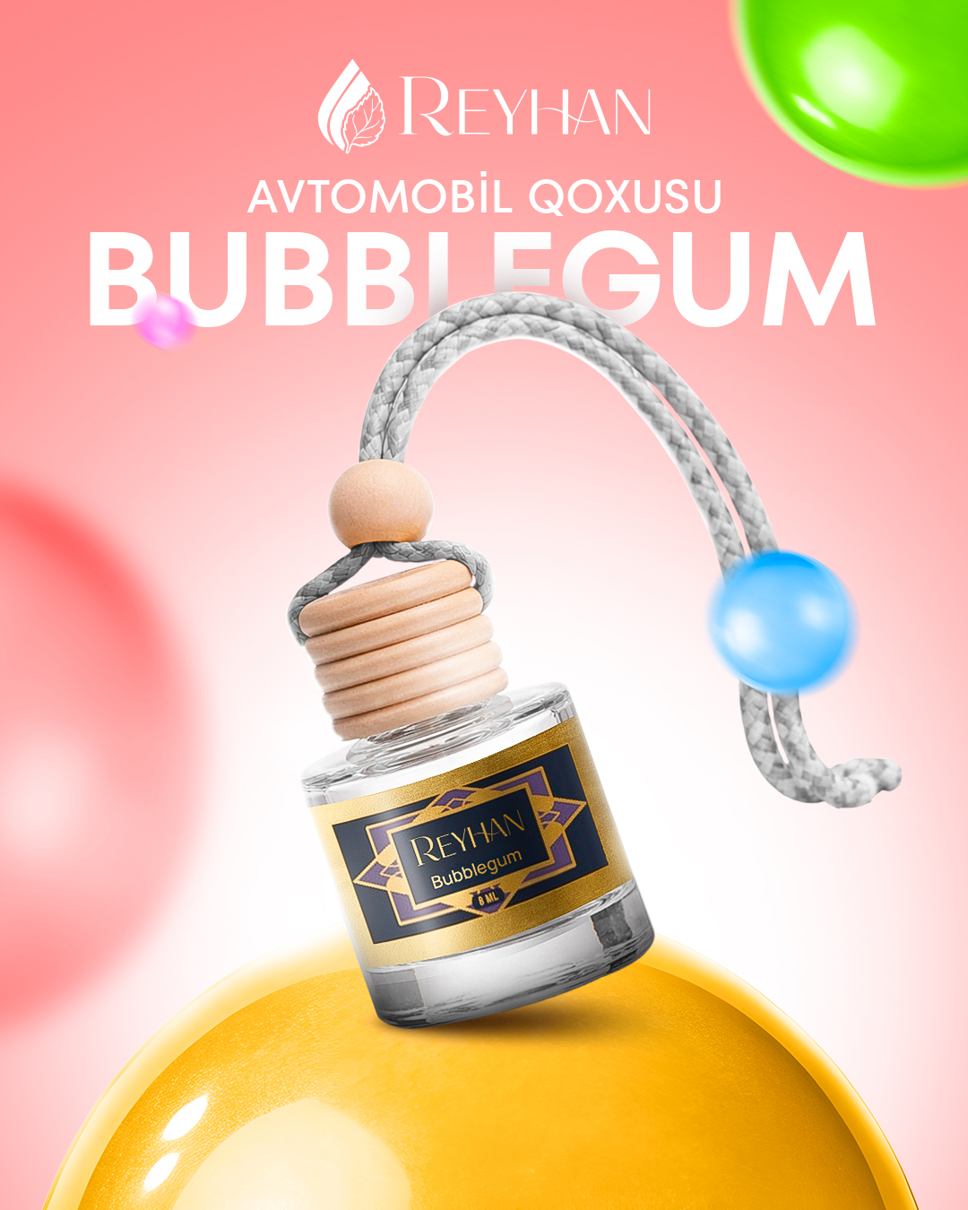 Avtomobil Qoxusu Bubble Gum