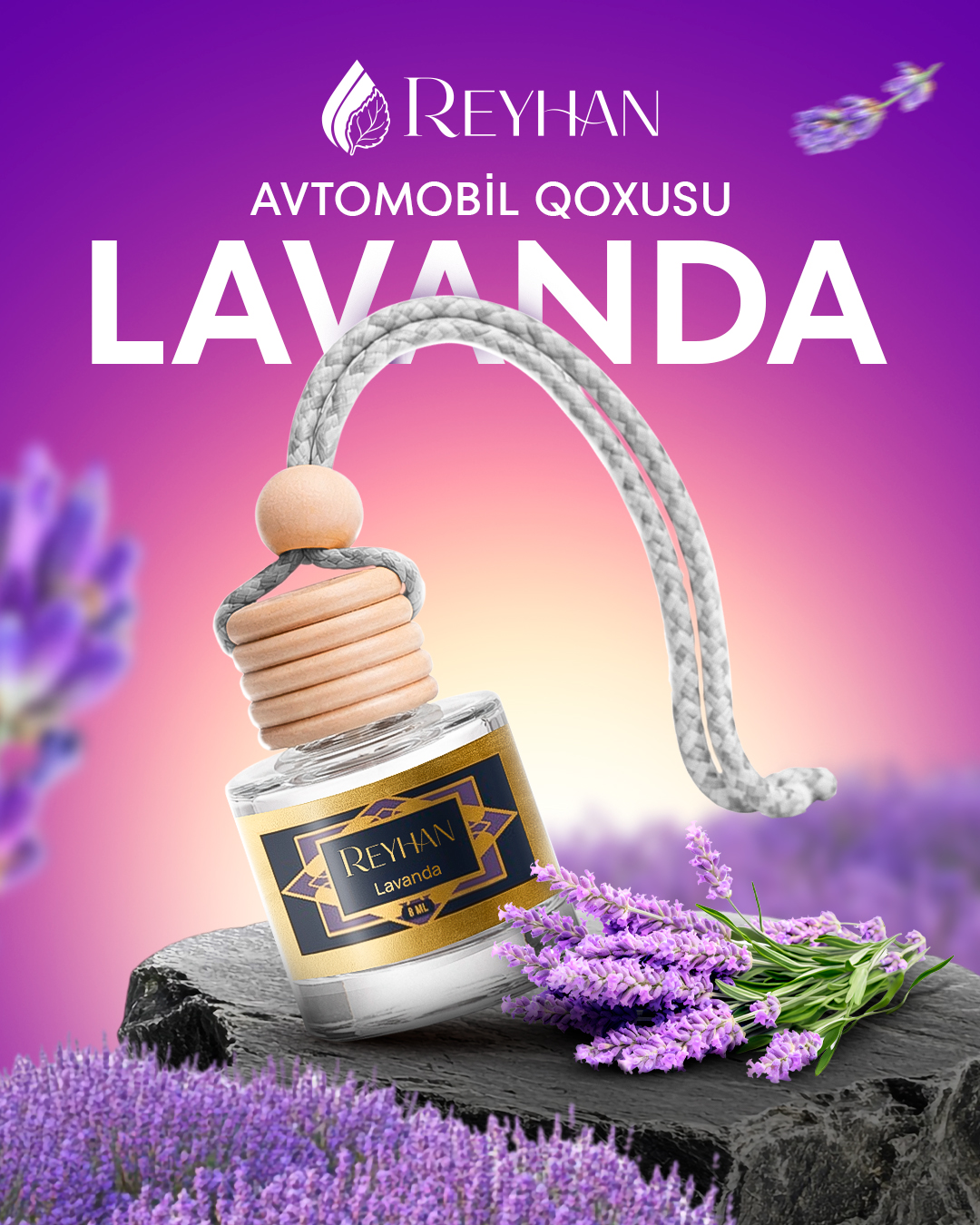 Avtomobil Qoxusu Lavender